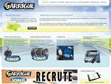 Tablet Screenshot of groupegarrigue.fr